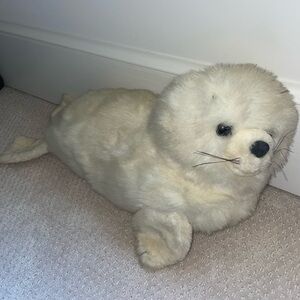 Vintage Dakin 80s Seal Plush 1980s 22” Stuffed Animal Collectible